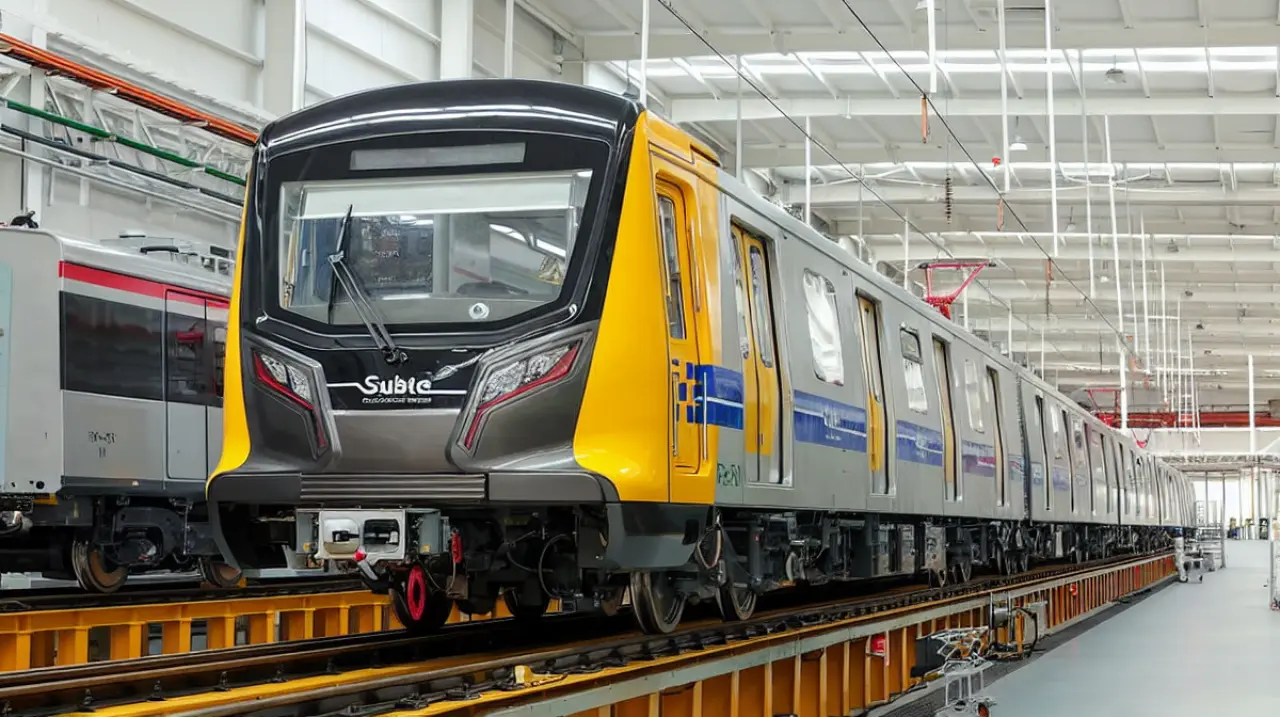Llegó a China la primera formación de los nuevos coches para las líneas A y C del subte