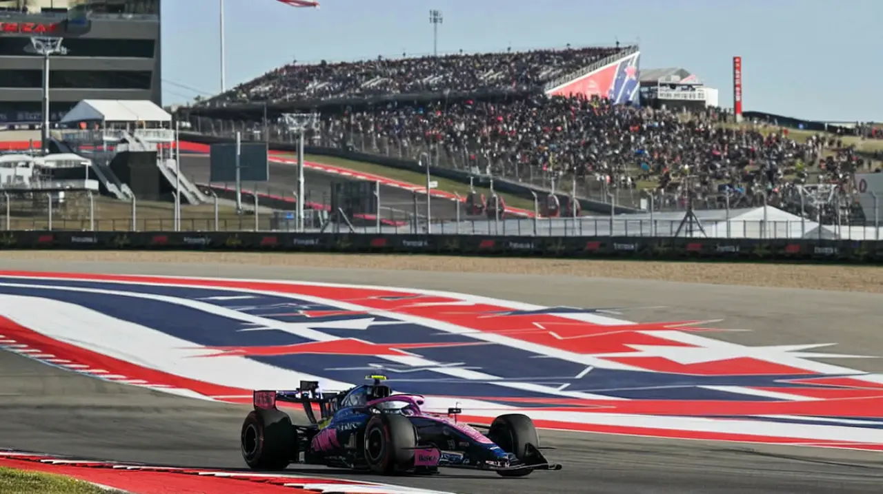 Franco Colapinto prepara la clasificación del Gran Premio de Estados Unidos con una penalización de 10 puestos