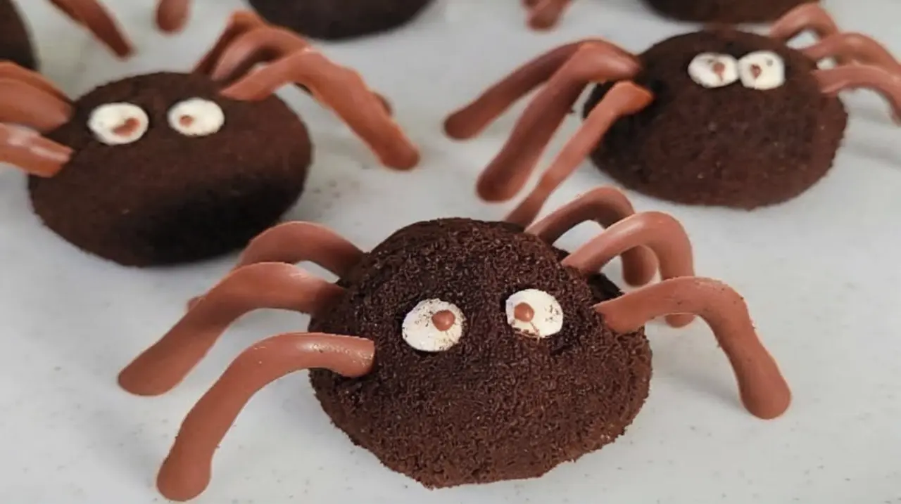 Arañas de chocolate sin horno: una receta rápida para Halloween