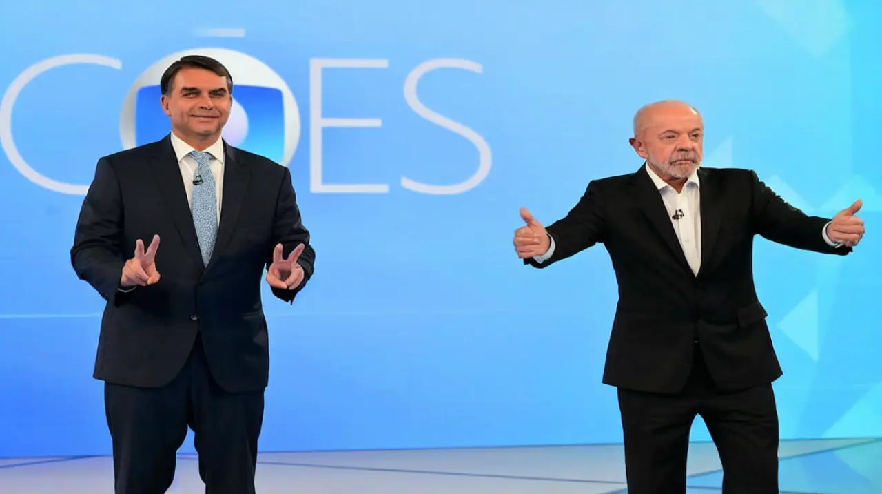 Brasil llega a un balotaje histórico con Lula y Flavio Bolsonaro en empate técnico