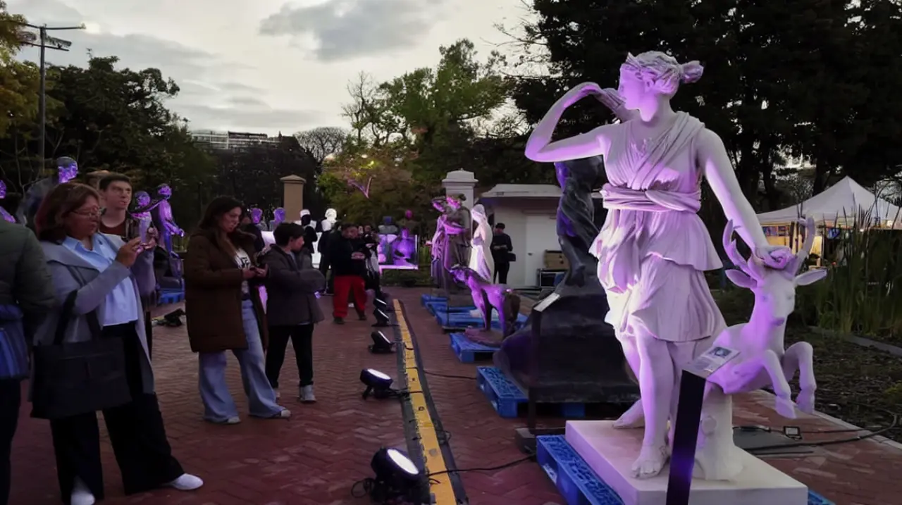 Más de 7000 personas visitaron el taller porteño que restaura monumentos