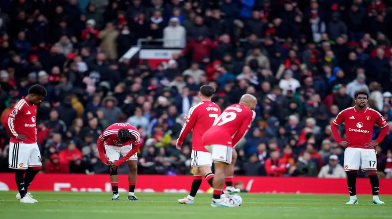 Manchester United profundiza su crisis con una goleada de Bournemouth en Old Trafford