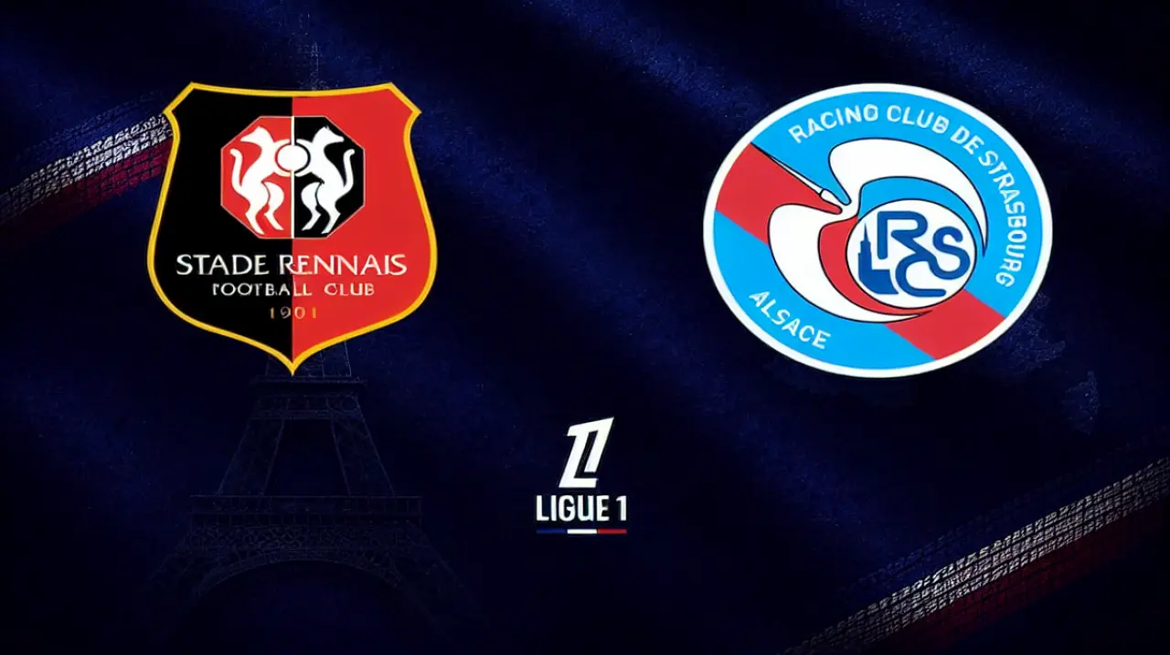 Rennes venció 3-0 a Strasbourg y quedó líder de la Ligue 1