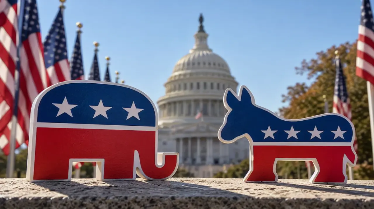 Los demócratas conservan una ventaja en las encuestas para las legislativas de Estados Unidos