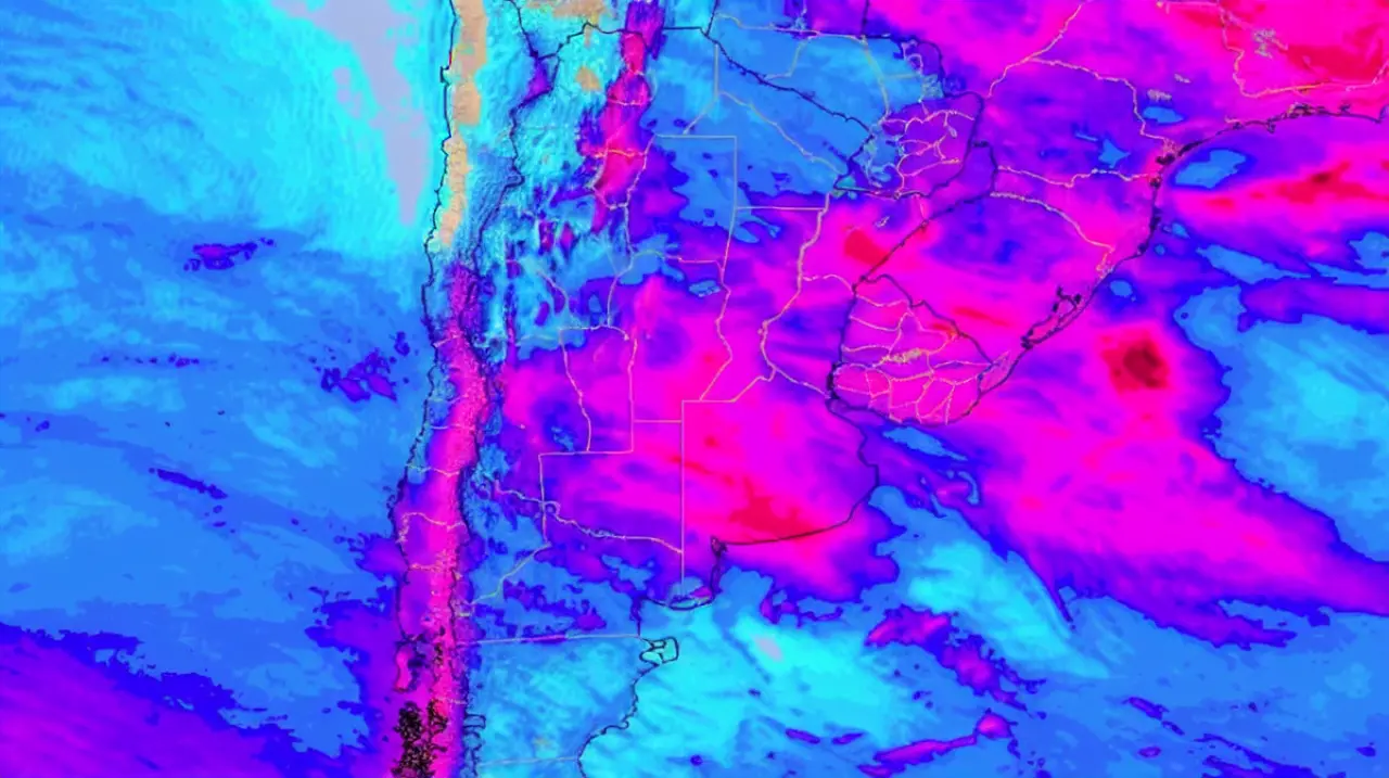 Un frente frío avanzará con tormentas, granizo y ráfagas en varias provincias