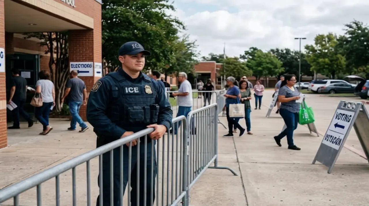 Demanda busca impedir operativos de ICE cerca de centros de votación en EE.UU