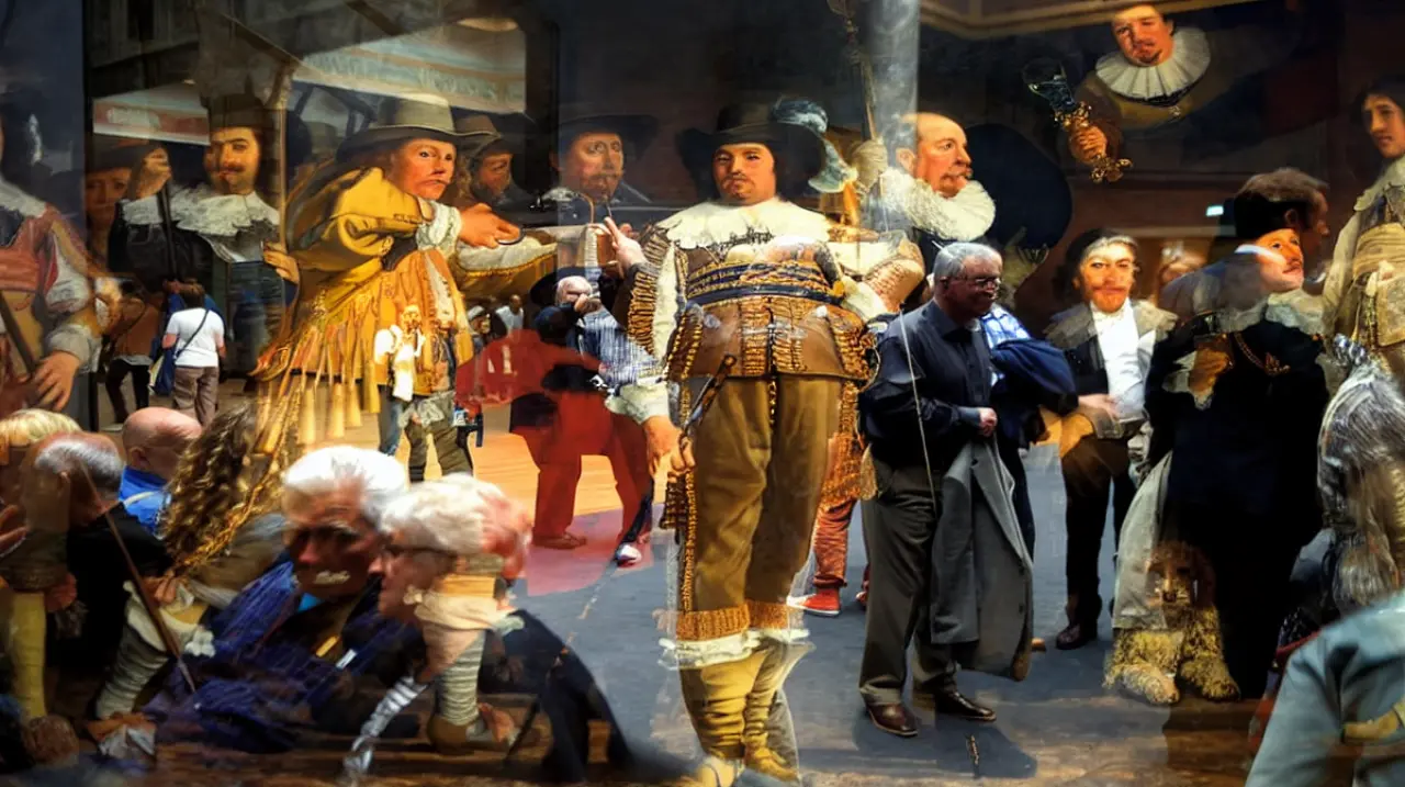 “Los espíritus del museo”: Andrés Wertheim reúne visitantes, pinturas y memoria