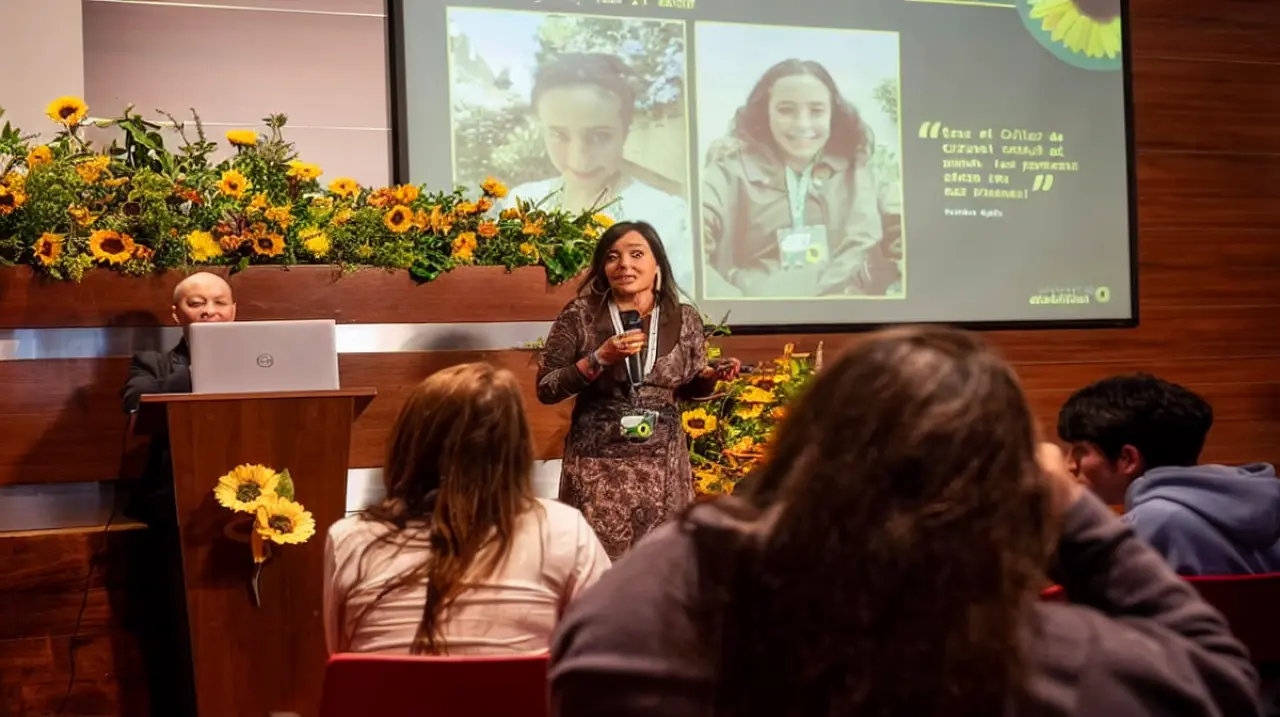 El símbolo de girasol que llegará a siete aeropuertos argentinos para asistir a pasajeros con discapacidades no visibles
