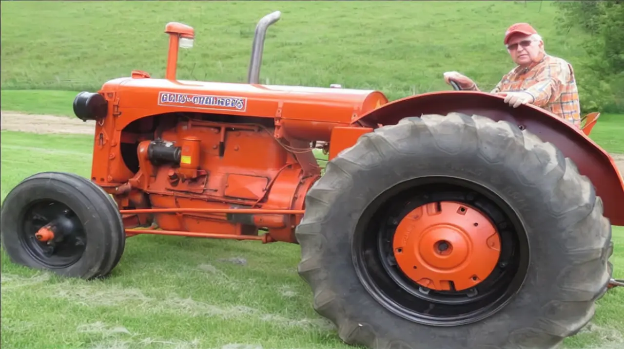 Compró un tractor de 1937 por US$3500 y lo restauró durante dos años y medio
