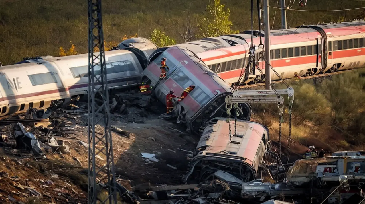 El dramático rescate de un pasajero atrapado tras el choque de trenes en España